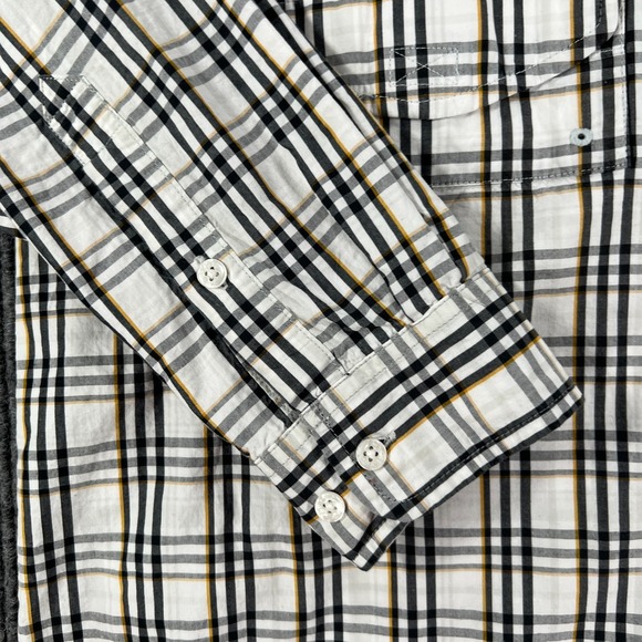 Missouri Tigers Mizzou Columbia Shirt Mens Large White Plaid Button Down - Picture 6 of 16